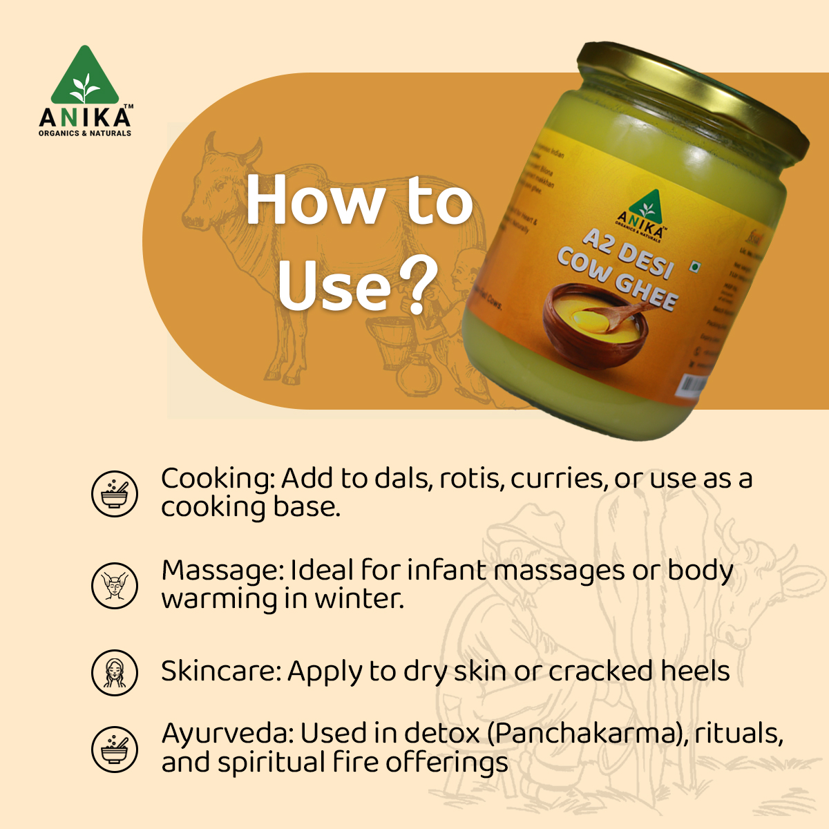 A2 Desi Cow Ghee(Bilona Method) - Image 3