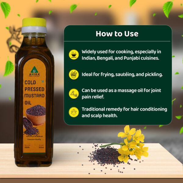 Cold-Pressed Mustard Oil