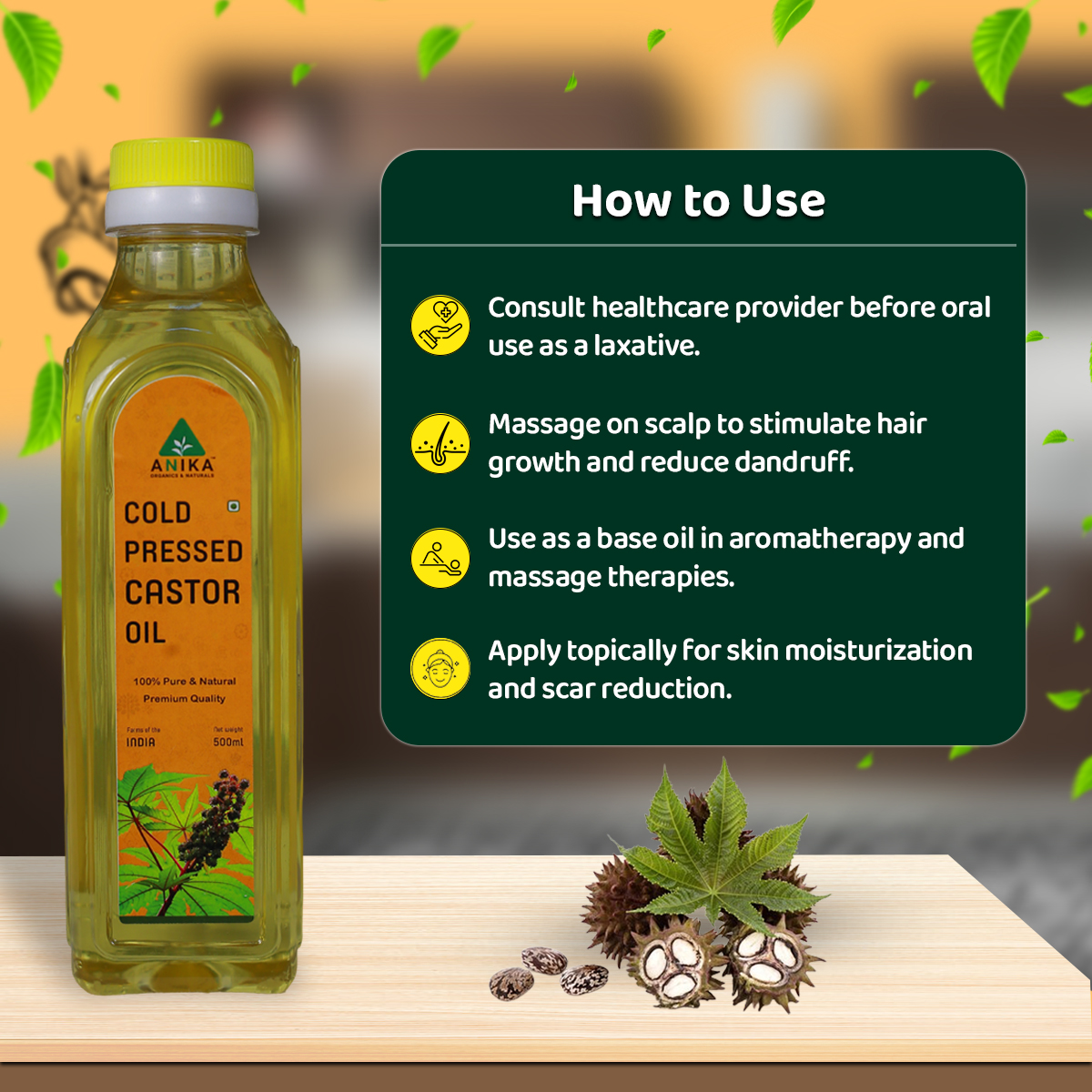 Cold-Pressed Castor Oil - Image 3