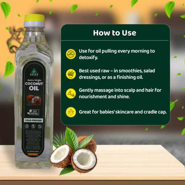 Virgin Cold-Pressed Coconut Oil