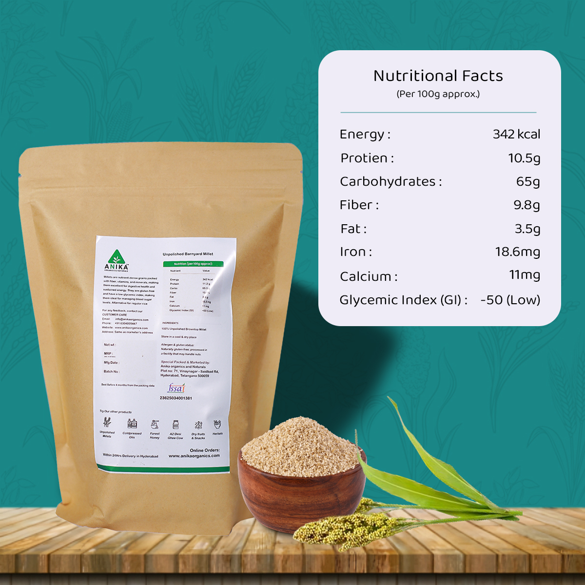 Barnyard Millet (Sanwa/Sama) - Image 6