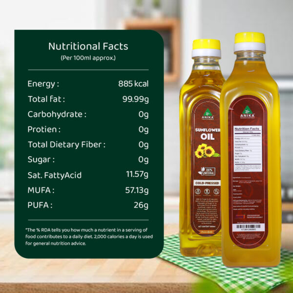 Cold-Pressed Sunflower Oil