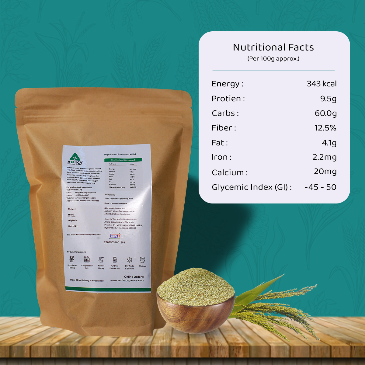 Browntop Millet (Andu Korralu) - Image 6