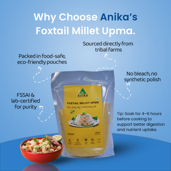 Foxtail Millet Upma Rava