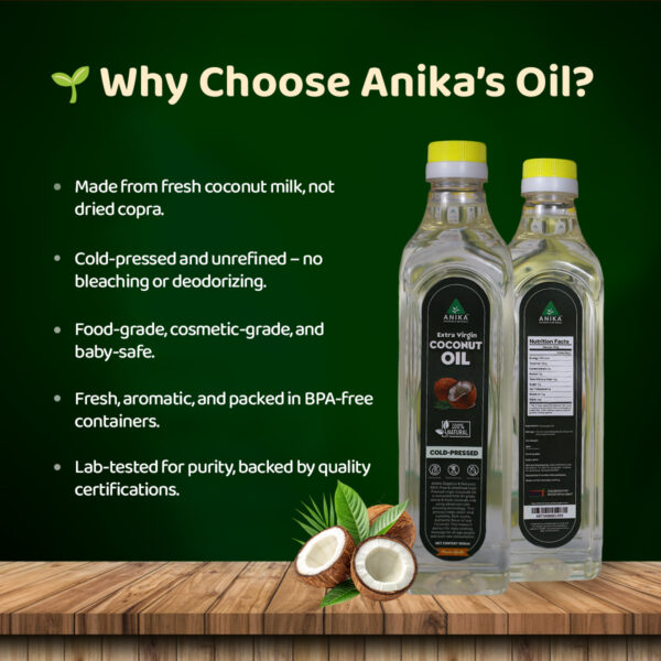 Virgin Cold-Pressed Coconut Oil