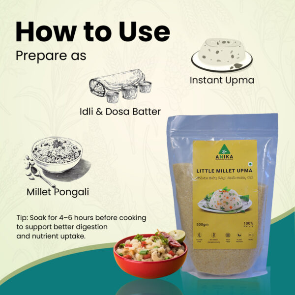 Little Millet Upma Rava