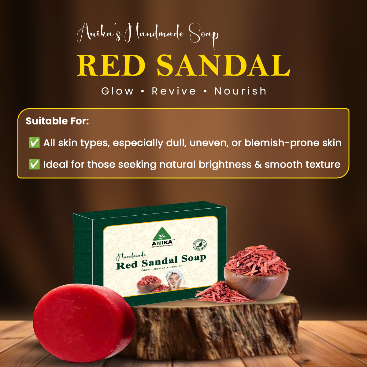 Handmade Red Sandal-wood - Image 2