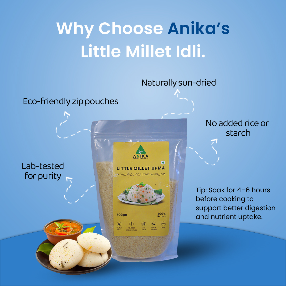 Little Millet Idli Rava - Image 2