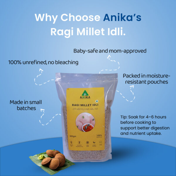 Raagi Millet Idli Rava