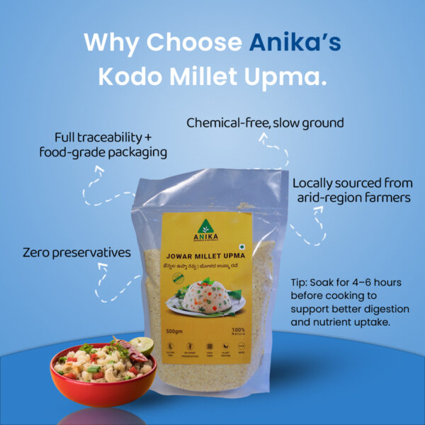 Jowar Millet Upma Rava