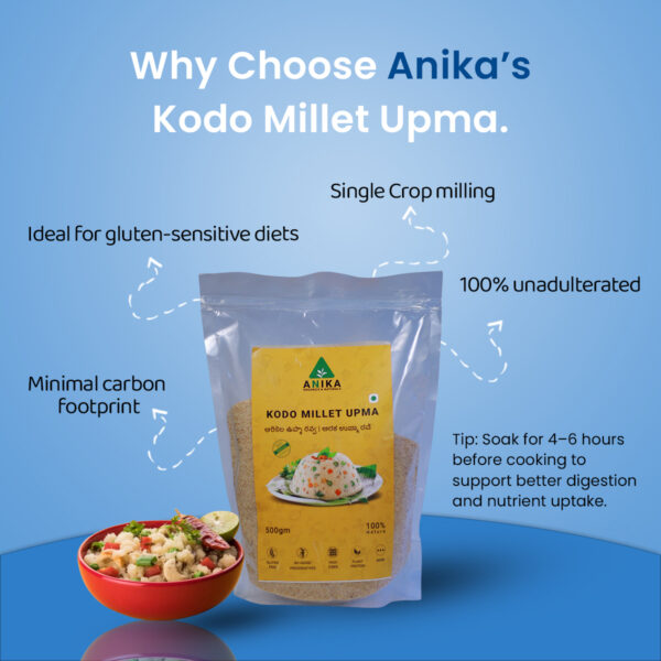 Kodo Millet Upma Rava