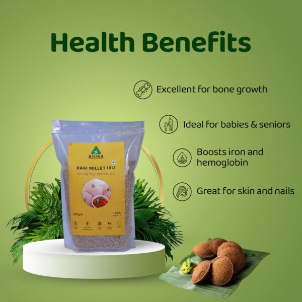 Raagi Millet Idli Rava