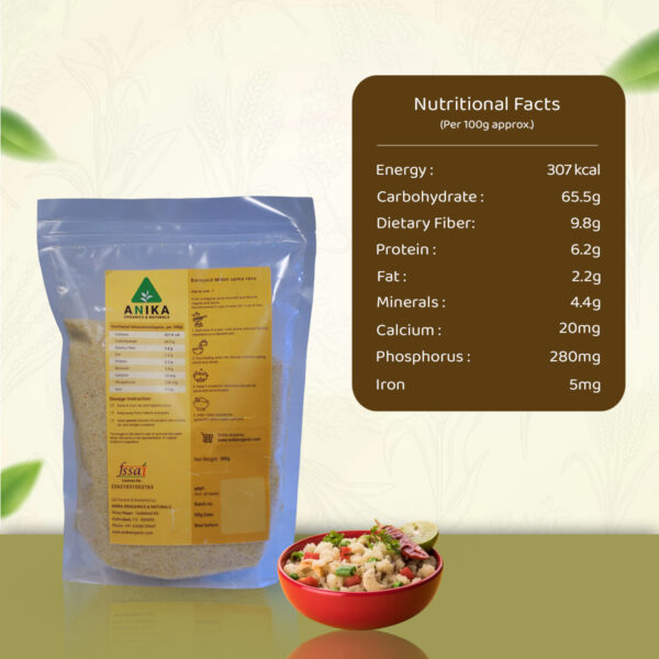 Barnyard Millet Upma Rava