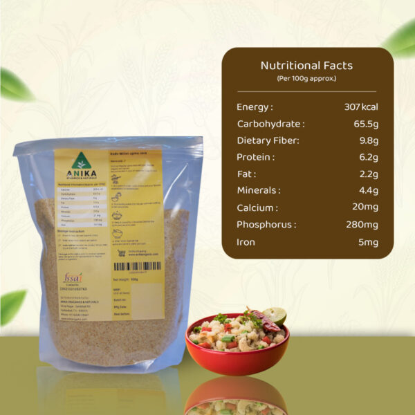 Kodo Millet Upma Rava