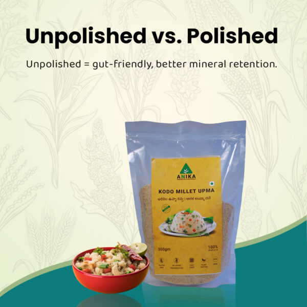 Kodo Millet Upma Rava