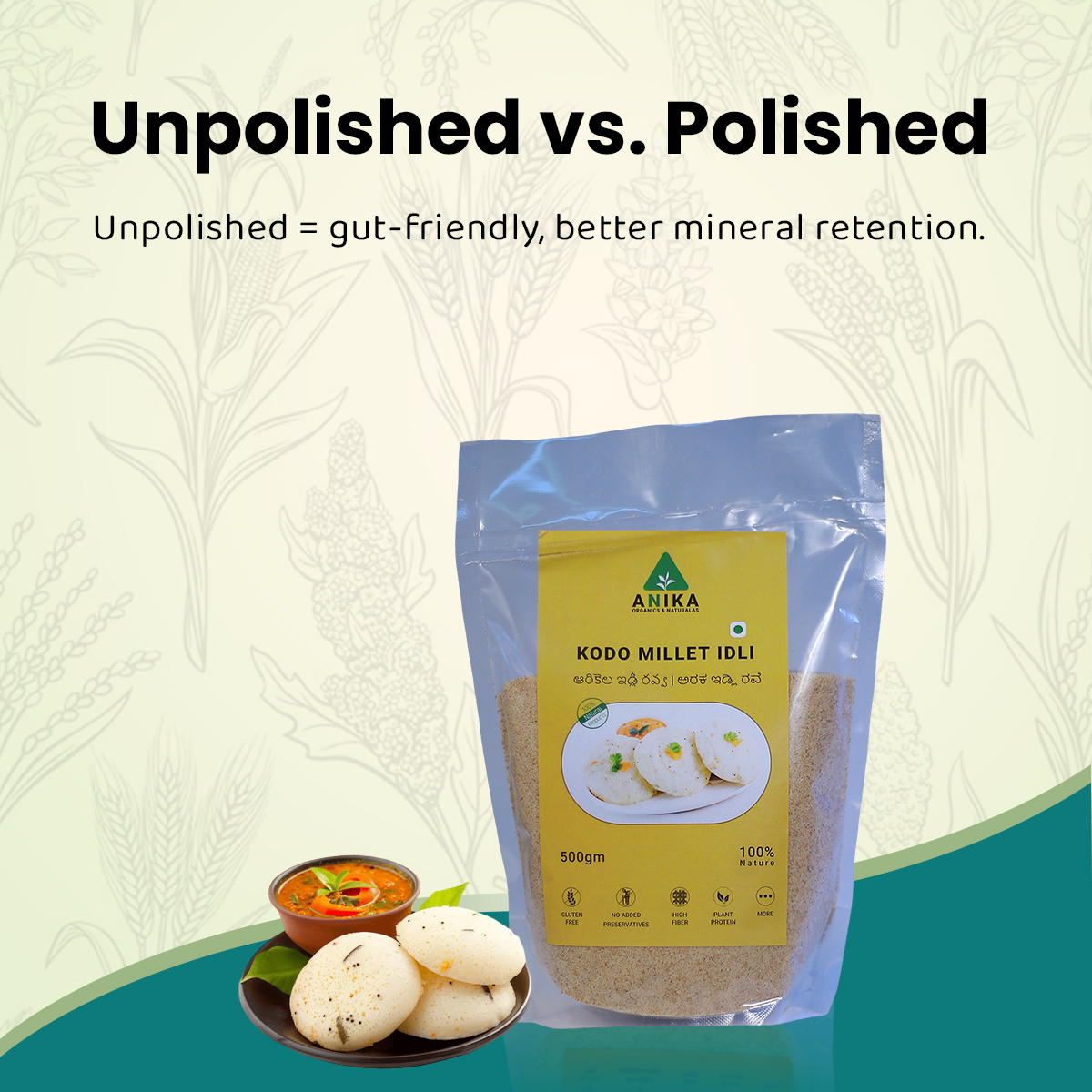 Kodo Millet Idli Rava - Image 3