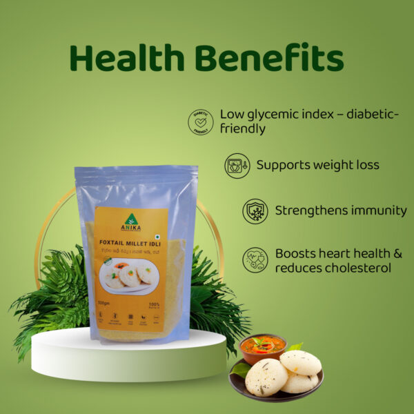 Foxtail Millet Idli Rava